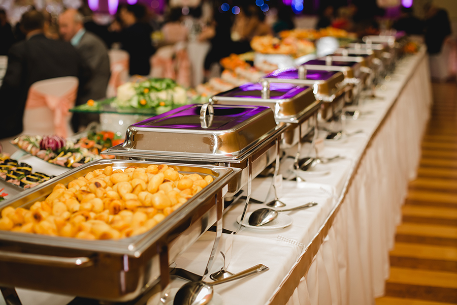 Catering store for weddings